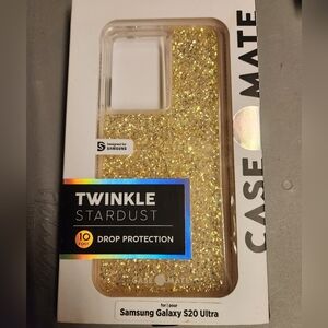 Case-Mate Twinkle Stardust Gold Phone Case for Samsung